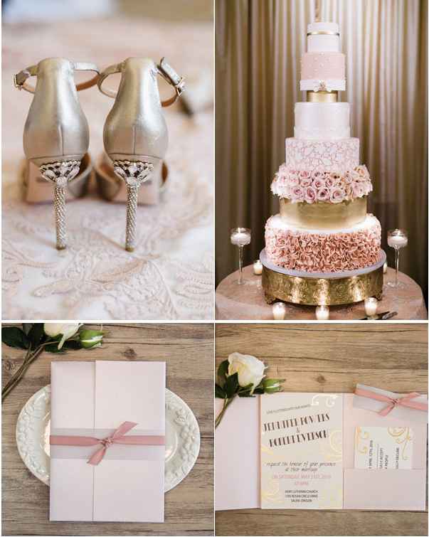 Combinaciones de colores en rosa y dorado - Foro Organizar una boda -  