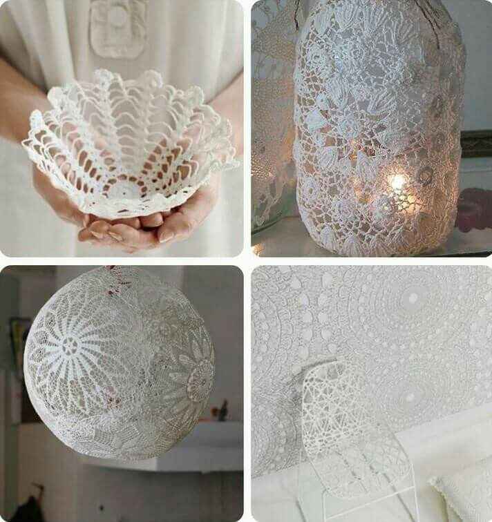 Decoración con globos y encaje - 3