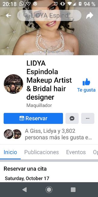 Recomendación de Maquillista 1