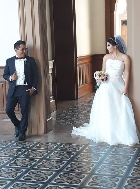 En la sesion de fotos 