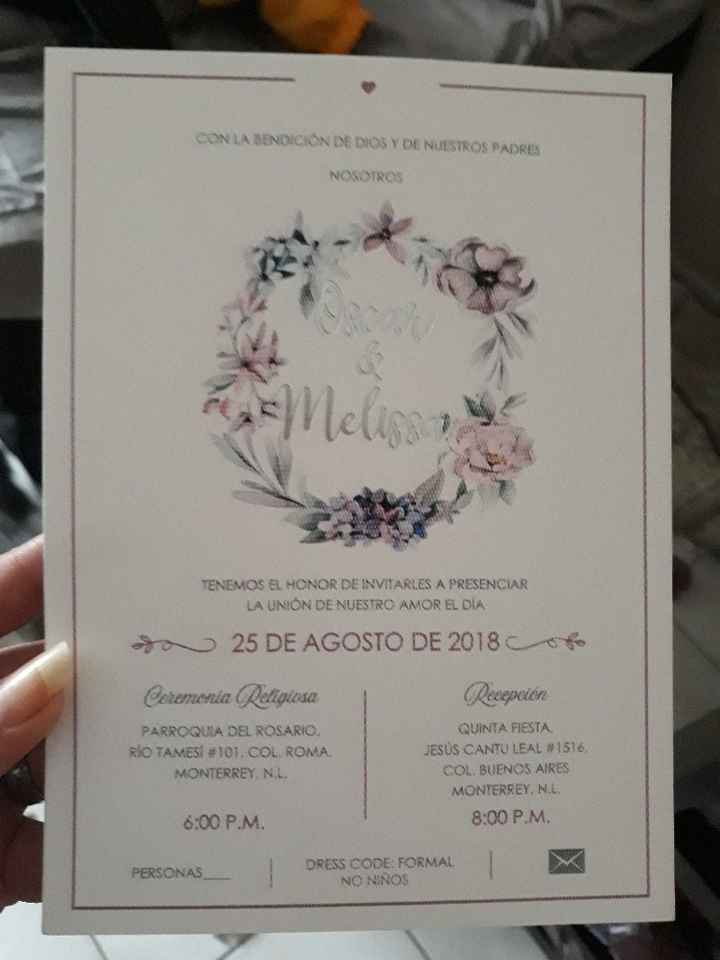 Mis invitaciones - 1