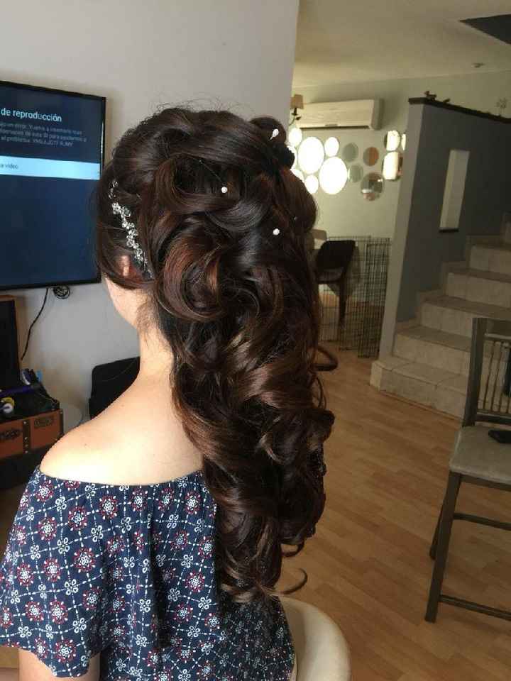 Mi prueba de peinado y maquilaje - 2