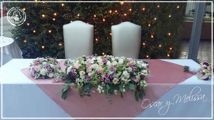 Mesa de novios 