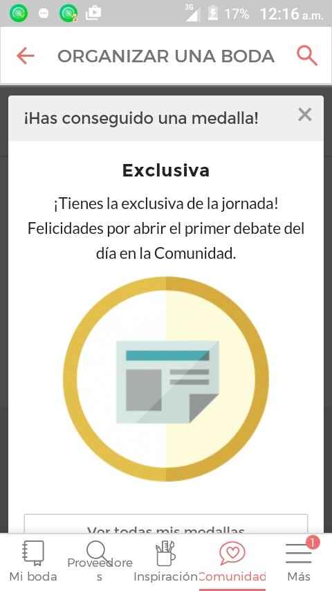 Medalla de exclusividad - 1