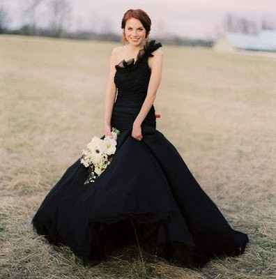 En el vestido de novia