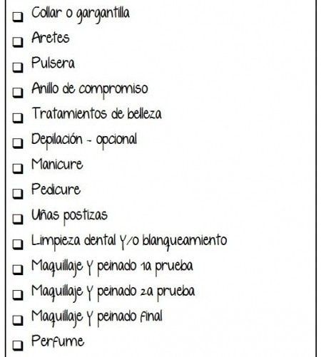 Checklist Boda Foro Organizar Una Boda Bodas Mx