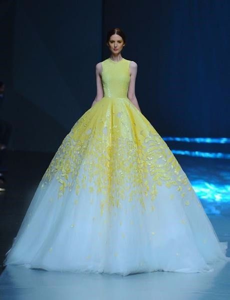 En el vestido 