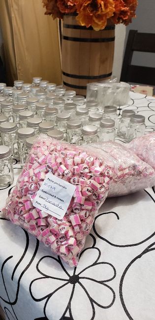 a 3 dias de la boda... recuerditos listos ✔✔ - 2