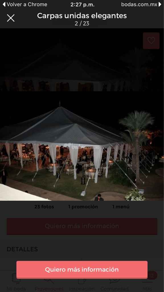 A menos de 2 meses cambio de recepción y de iglesia - 1