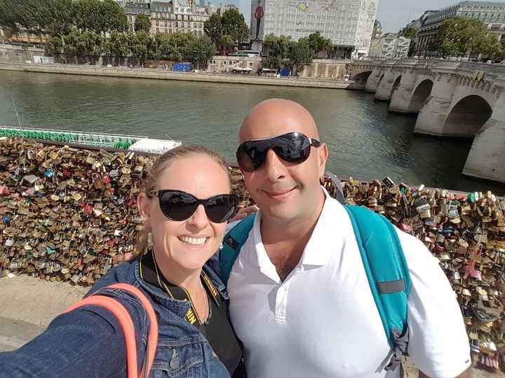 nos adelantamos a Paris para poner un candadito !!