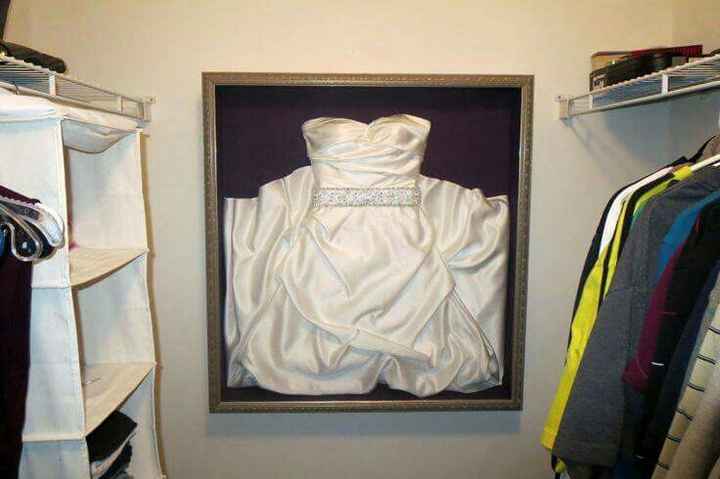 Ideas para guardar el vestido de bodas. - 1