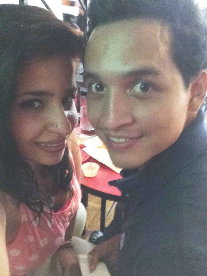 esta foto es de unos dias antes de nuestro primer aniversario!!!