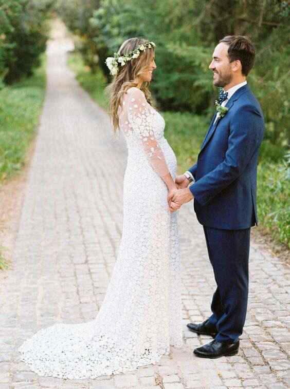 Vestidos para novias embarazadas 😍 - 1