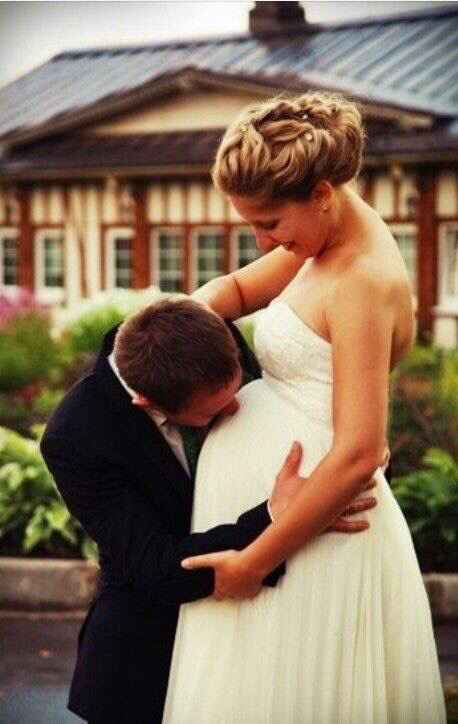 Vestidos para novias embarazadas 😍 - 3