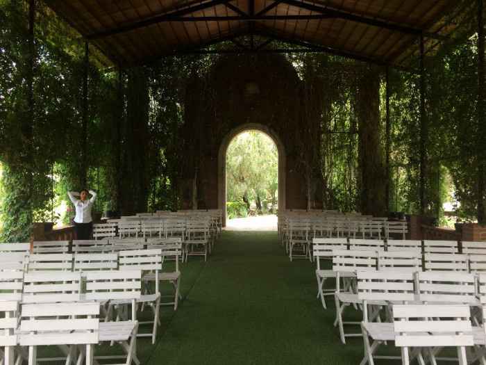 la capilla vista desde el altar