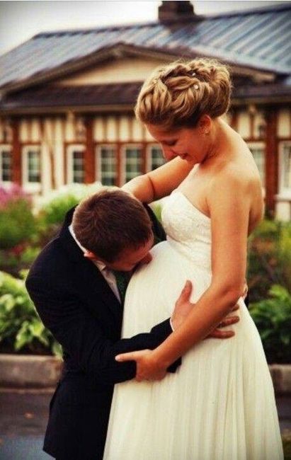 Vestidos para novias embarazadas 😍 - 3