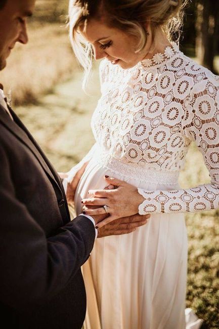 Vestidos para novias embarazadas 😍 - 8