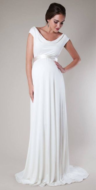 Vestidos para novias embarazadas 😍 - 9
