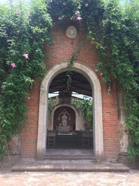 Entrada a la capilla