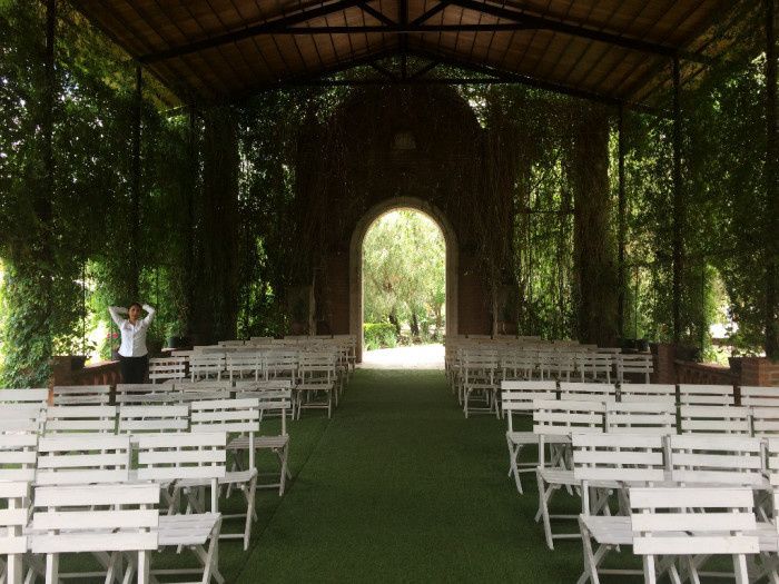 la capilla vista desde el altar