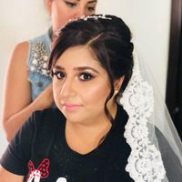 esa fue el dia de mi prueba de peinado y maquillaje, y aproveche para usarlo el dia de mi sesion cas