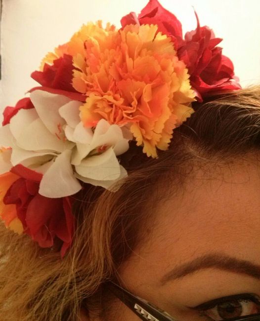 diadema de flores diy