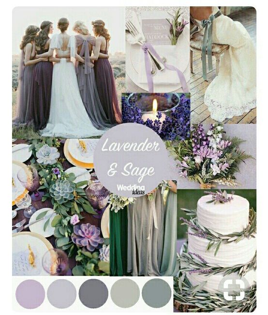  Boda con tonos Lila y lavanda con blanco! - 4