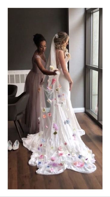 Velo con detalles de color 3