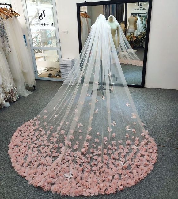 Velo con detalles de color 4