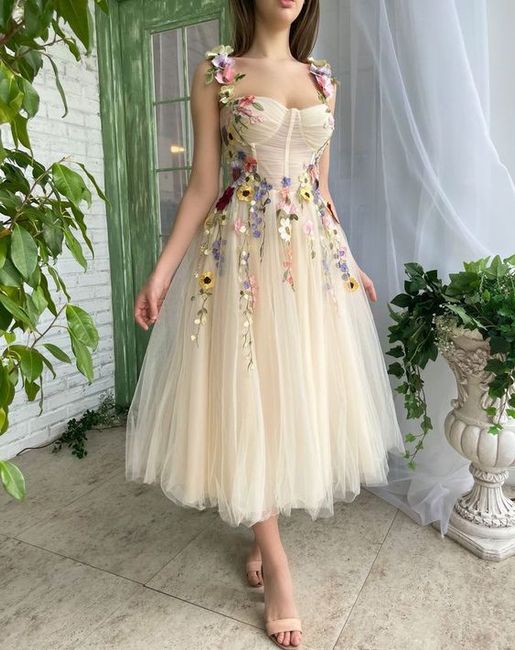 Vestidos con un toque de flores 1
