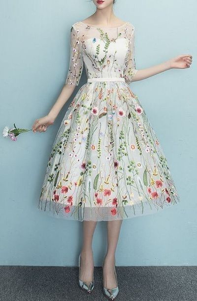 Vestidos con un toque de flores 10