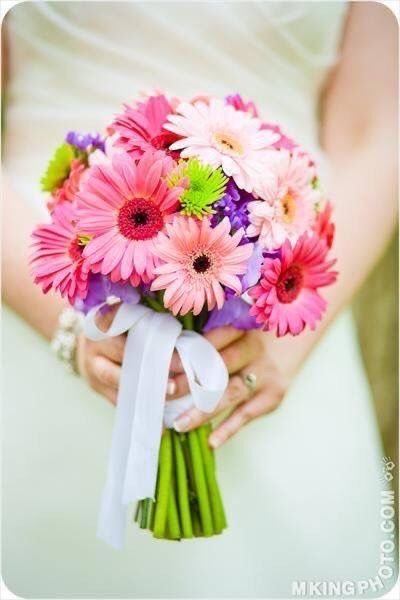 Ramos de novia de gerberas 2