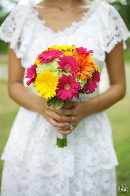 Ramos de novia de gerberas 3