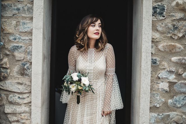 Vestido boho con plumeti 2