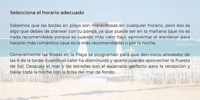 Todo sobre una boda en playa 💒👰🤵‍♂️🏖️🌴 5