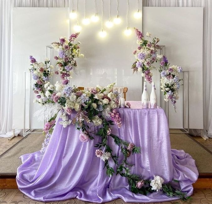 Boda en colores morados 20