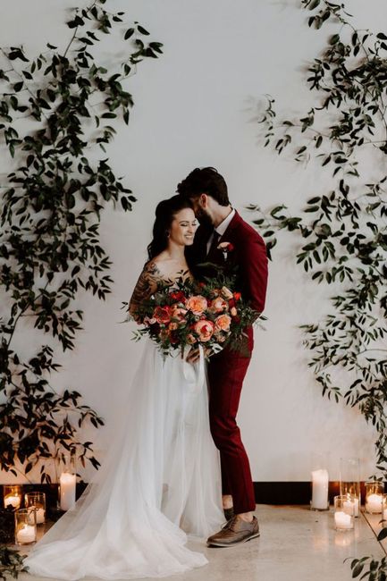 Trajes en color rojo ❤️ 5