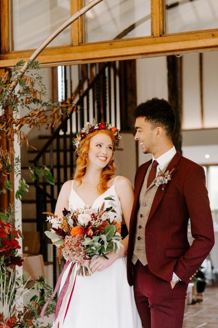 Trajes en color rojo ❤️ 8