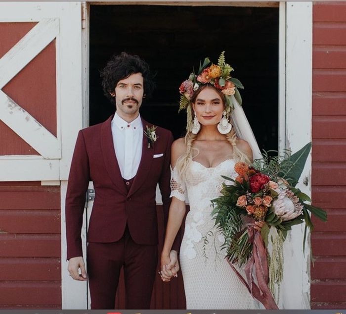 Trajes en color rojo ❤️ 9