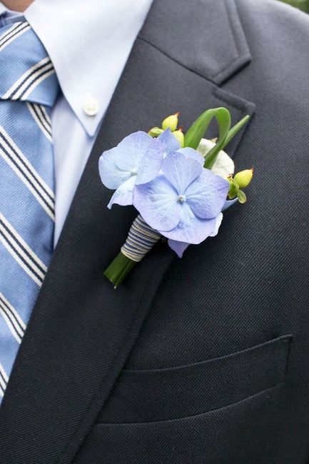 Botonier en color azul 💙🩵 5