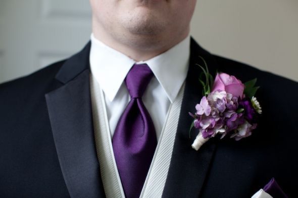 Botonier en color morado 💜 4