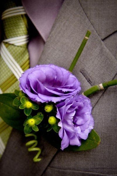 Botonier en color morado 💜 9