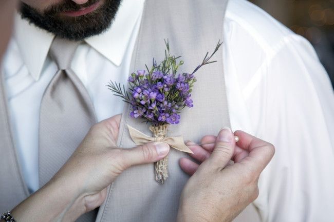 Botonier en color morado 💜 18