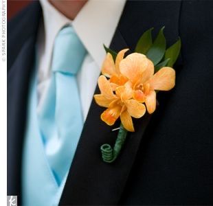 Botonier en color naranja 🧡 2