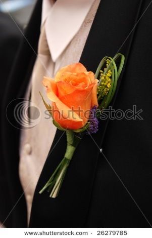 Botonier en color naranja 🧡 5