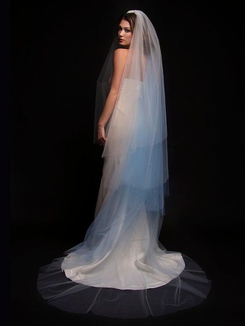 Velos de novia en color azul 💙 6