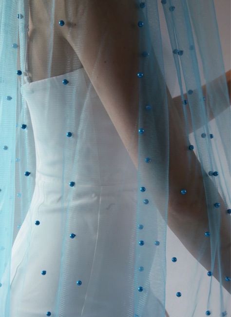 Velos de novia en color azul 💙 16