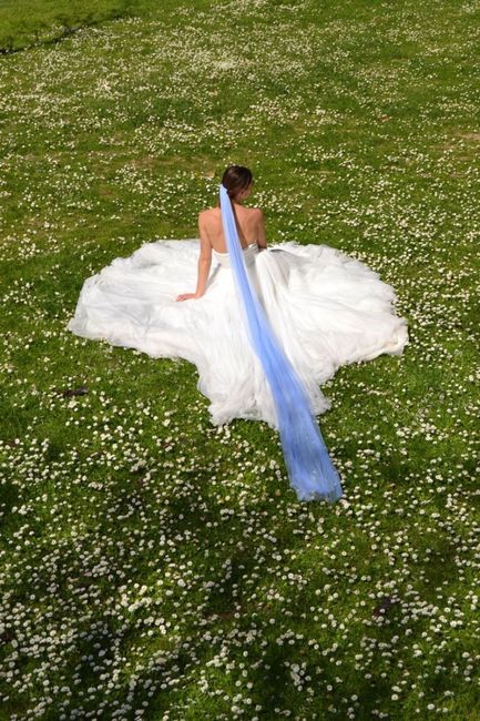 Velos de novia en color azul 💙 24