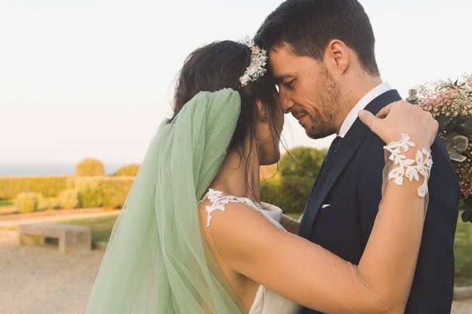 Velos de novia en color verde 💚🍀 1