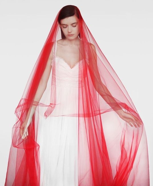 Velos de novia en color rojo ❤️ 2